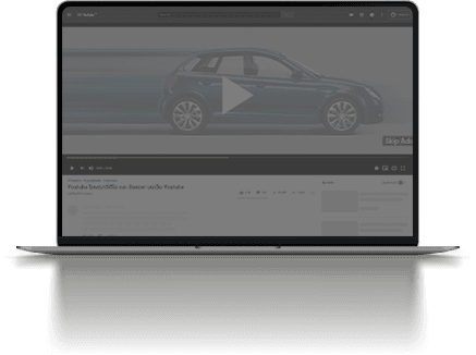YouTube Ads on laptop