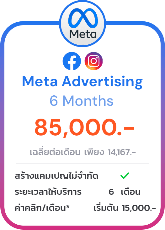 Meta Advertising 6 Months Package